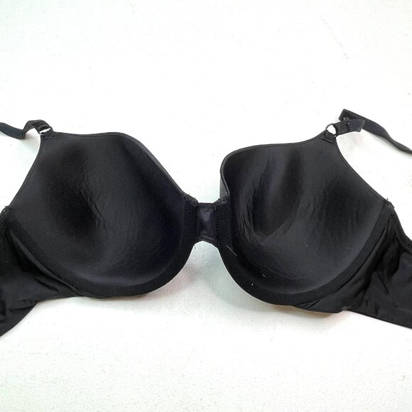 Victoria's Secret 36D Black Demi Bust Bra Lined Underwire Adjustable Straps - Picture 6 of 14